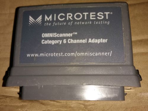 Microtest OMNISCANNER Category 6 Channel Adapter / 2950-4012-02