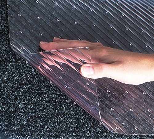 Bestselling clear vinyl runner mat is ideal for protecting carpet 6&#039; x 27&#034; for sale