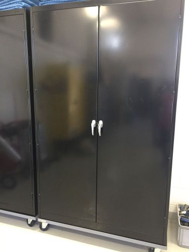 Heavy Duty JUMBO Steel Cabinet on Dolly 48x24x78