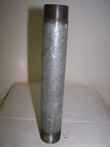 1 1/4&#034;  x 10&#034; Galvanized Pipe Nipple