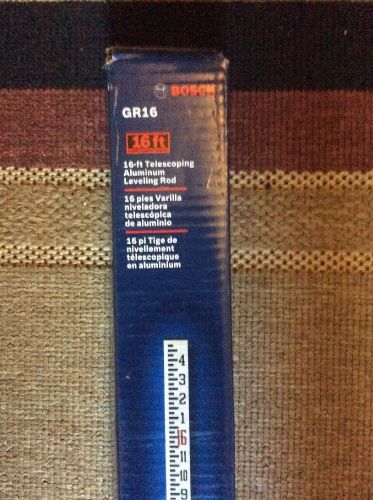 BOSCH GR16 Telescoping Aluminum Leveling Rod 16 Ft. 5 Sections - GR16