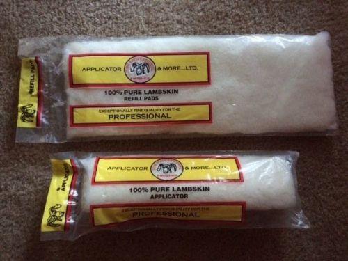 100% pure lambskin pad &amp; block PLUS refilll pads, NEW