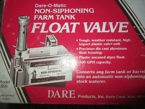 Dare-O-Matic, 300 GPH Plastic Housed, Farm Tank Float Valve