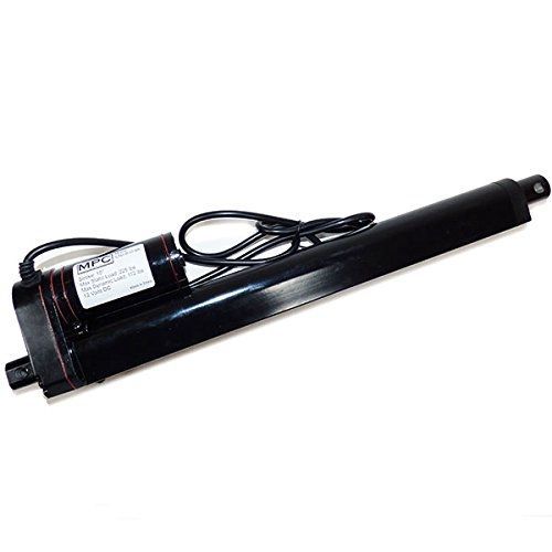 MPC LAD-B10-BK Heavy Duty Linear Actuator, 12V, 225 lb., 10&#034; Stroke, Black