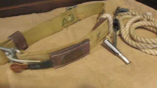 American Bridge Safety Tool Belt 1971