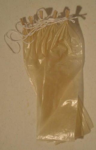 25 FIBROUS SAUSAGE CASINGS 2 X 12 CLEAR 1 POUND CAPACITY EACH