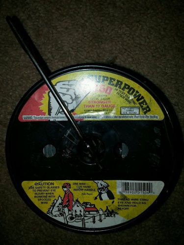 Hillman Group 123199 Super Power 150 1/4 Mile Electric Fence Wire (E-6)