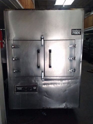 Southern pride bbq pits &amp; smoker model: xlr-1400 nat gas / wood smoker for sale