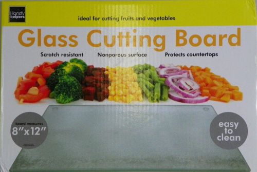 Virtually Unbreakable Glass Cutting Board 11.5 &#034; x 7.5 seen on TV chopping block