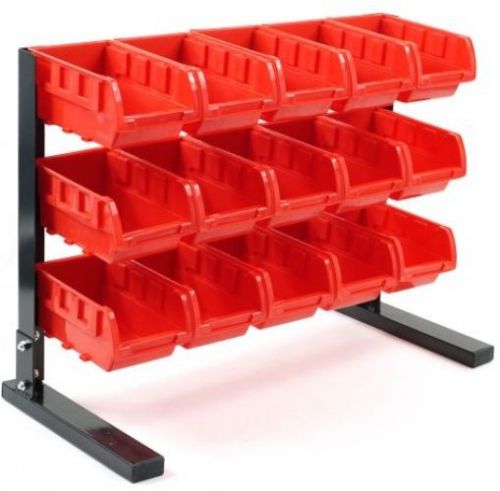 Stalwart Bench Top Parts Rack, 15 Piece