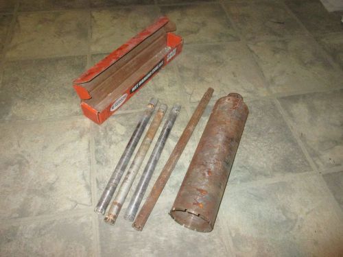 Lot of Wet Diamond Concrete Core Drill Bit - USED