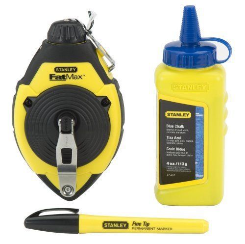 Stanley 47-681 100 Chalk Line Reel &amp; Chalk Set