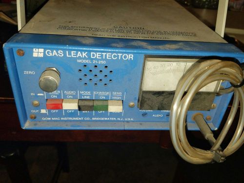 Gow Mac 21-250 115VAC 60Hz 60W Laboratory Benchtop Gauge Gas Leak Detector