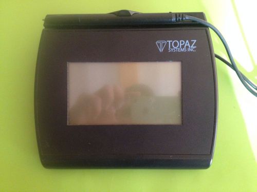 Topaz T-LBK755-BHSB-R Backlit LCD 4x3 Signature Capture Reader Pad