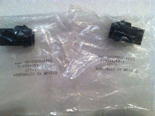 AMP 555052-1 IN LINE COUPLER,RJ45 JACK-RJ45 JACK - Lot of 2