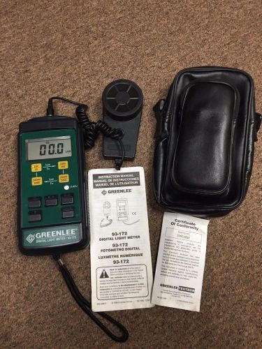 Greenlee Digital Light Meter 93-172