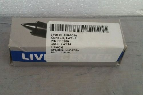 Live Center Lathe CE3900 3460-00-450-9020 SPE8E5-14-V-2026 Morse No.2