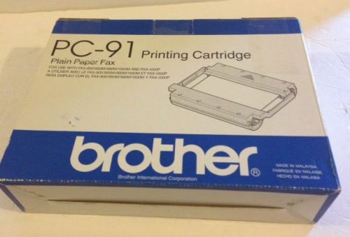 Genuine Brother PC91 PC-91 Fax Ribbon Cartridge 9000 950M 980M 1500M 1000P