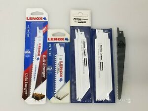 Lot of 15, Lenox &amp; Fastenal Reciprocating Saw Blades, 4&#034; &amp; 6&#034;, 6TPI, 18TPI, NEW