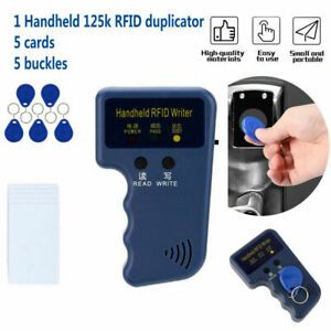 Handheld 125k RFID duplicator Card Reader Copier Writer Duplicator ID Keyfob