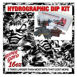 Hydrographic dip kit Fun With Fire Clowns hydro dip dipping 16oz