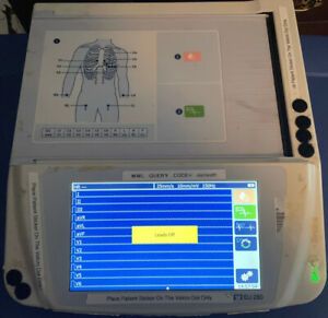 Burdick Mortara ELI 280 ECG/EKG With Power Cable 30 Day Warranty