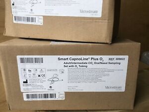 Medical Microstream Smart CapnoLine Plus O2 Oral Nasal Sampling 009822 Box Of 25