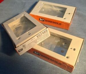 Legrand - Wiremold V5748S Shallow Switch and Receptacle Boxes  (3) NEW in BOX