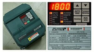 Zero Hour RELIANCE ELECTRIC GV3000/SE 7.5HP 7V2160 FIRMWARE 6.08AC DRIVE TESTED
