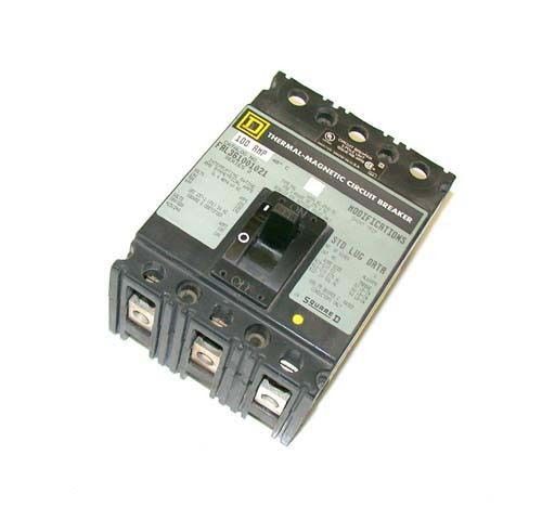 New square d thermal magnetic 100 amp circuit breaker model  fal361001021 for sale