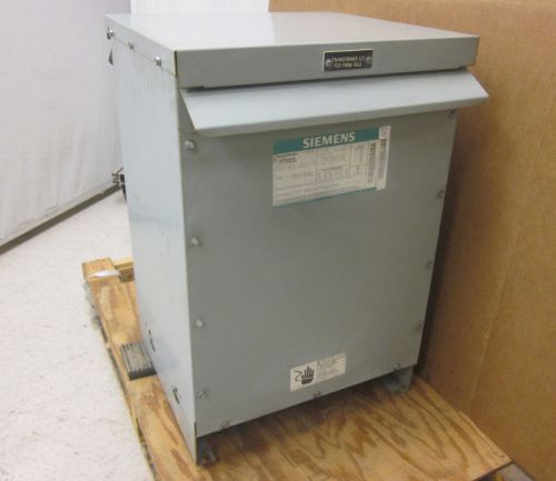 Siemens 15 kVA 3-Ph Pri:480V Sec:208/120V Transformer QL 3F3Y015