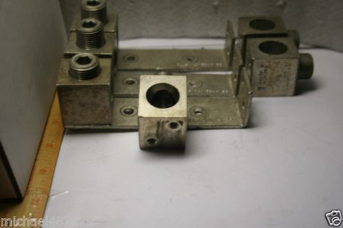 (lot 6) ilsco d 1807  ca-7 lug blocks 500 mcm -0 al7cu with 3 block strip for sale