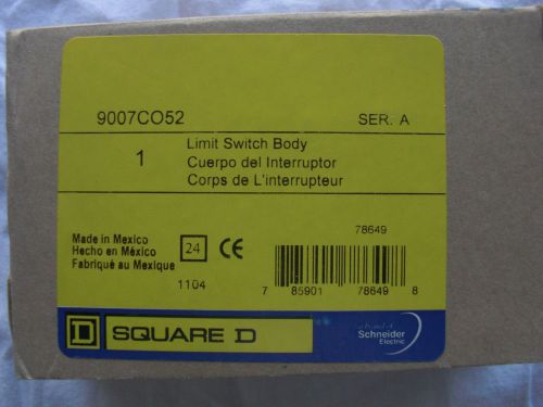 Square d limit switch body 9007co52 ser. d. new in box for sale