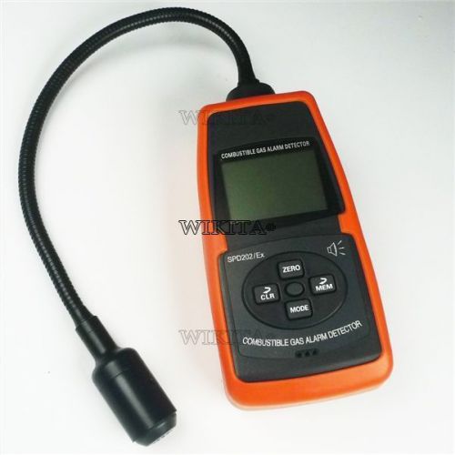 NEW DIGITAL COMBUSTIBLE GAS DETECTOR METER TESTER NATURAL LPG COAL SPD202/EX