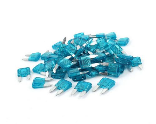 15A 15 Amp Auto Car Motorcycle Mini Blade Fuse Blue 60 Pieces