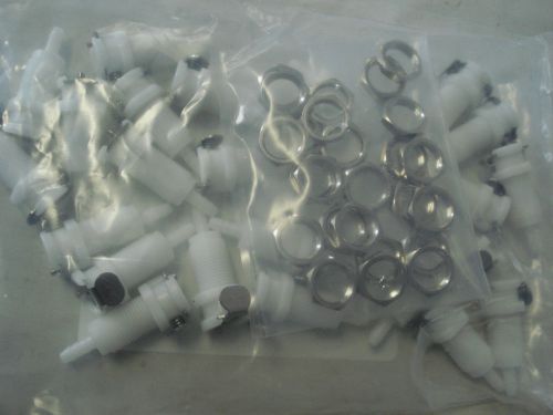 Colder products pmcd1602 panel mount coupler,acetal,shut off,barbed (bag of 25) for sale