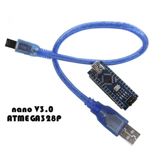 Usb nano v3.0 atmega328p 5v 16m micro-controller board &amp; cable for arduino cool for sale