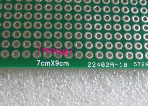 3pcs 7x9cmx1.6mm double-side pcb universal experiment matrix circuit board 2.54m for sale