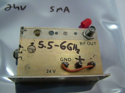 RF OSCILLATOR SOURCE 5.5 - 6GHz 10db FS-2155 S/N 1000 OR 1001