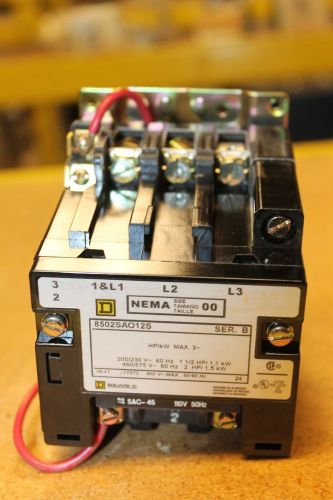 NEW SQUARE D CONTACTOR 110/120 VOLT 50/60 HZ 8502SA012S