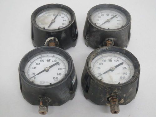 LOT 4 ASHCROFT 0-1000KPA 316-TUBE/SOCKET 5IN DIAL 1/2IN PRESSURE GAUGE B302749