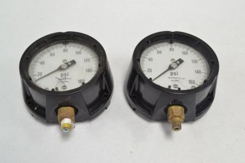 LOT 2 USG SOLFRUNT PRESSURE GAUGE 0-160PSI 1/4IN NPT B254408