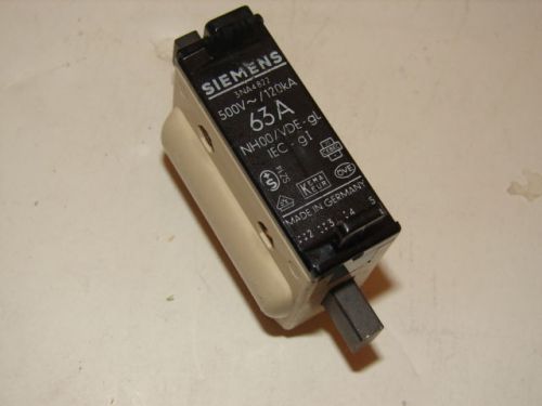 SIEMENS 3NA4-822/3NA4822 FUSE 500V~/120KA 63A ***XLNT***