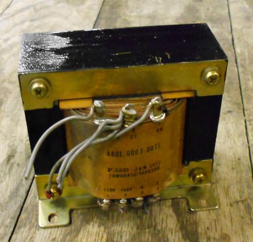 Fanuc Transformer, # A80L-0001-0071, 110V to 10.7 - 17.1 V, Used, WARRANTY