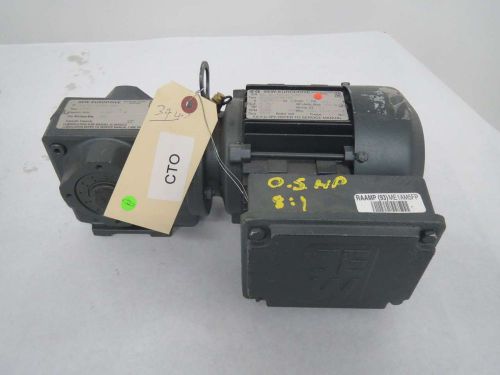 SEW EURODRIVE SA37 8:1 1/2HP 460V-AC 1700/213RPM 3PH GEAR ELECTRIC MOTOR B370078