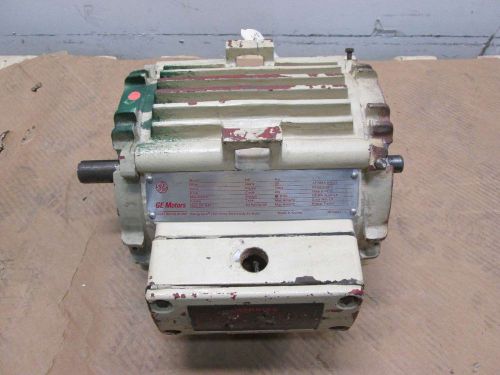 GE 5KS184SE105B 5HP 200-230/460V-AC 3515RPM 184T 3PH AC ELECTRIC MOTOR D401103