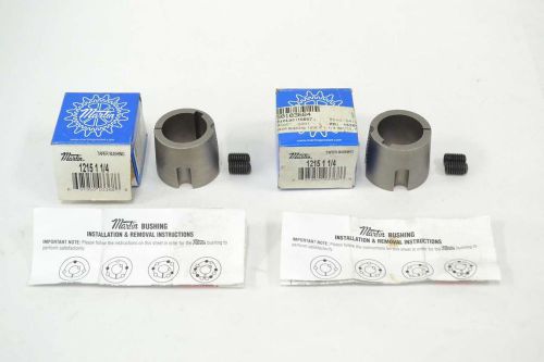 LOT 2 NEW MARTIN 1215 1 1/4 TAPER-LOCK 1-1/4IN BORE BUSHING B360080