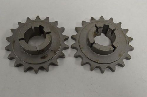 LOT 2 NEW SINGLE ROW 1IN BORE SPROCKET ROLLER CHAIN 18 TEETH B258847