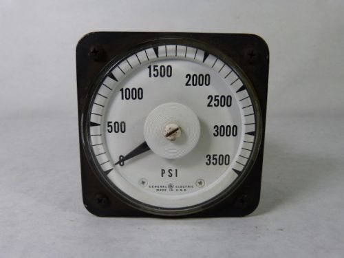 General Electric 0-3500 psi Meter ! WOW !