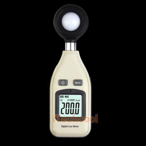 GM1010 Digital 200000 Lux Meter High Accuracy Light Illumination Photometer #T1K